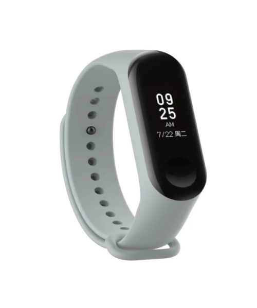 Ремешок Borasco для фитнес-браслета Xiaomi Mi Band 3/4 Grey фото 